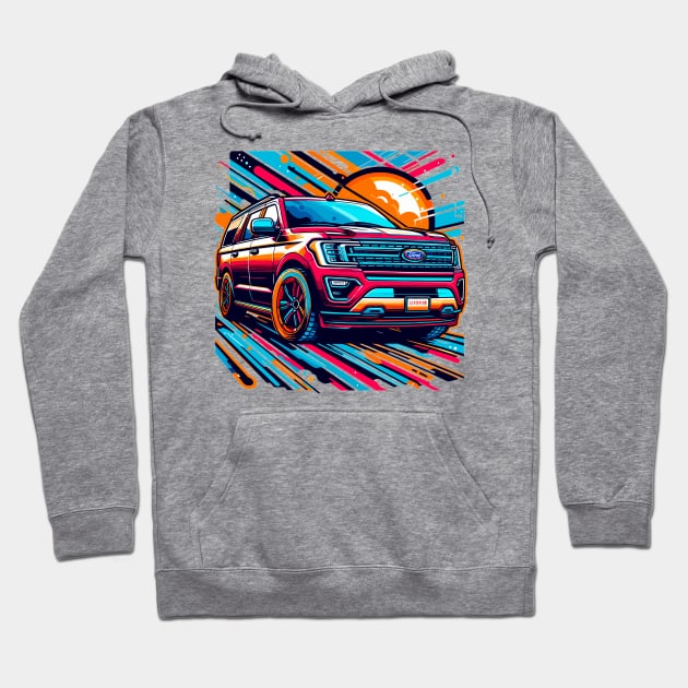 Ford Expedition Hoodie by Vehicles-Art